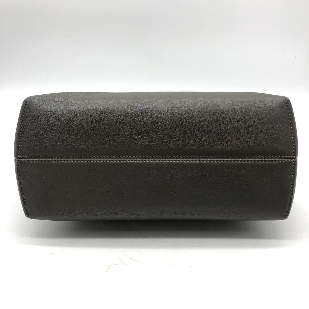 フェンディ ショルダーバッグ 2way バイザウェイ ミディアム レザー グレー