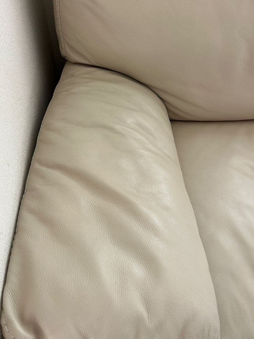 本革ソファ B-637KD WH 2人掛け 3人掛けソファ ソファー ニトリ