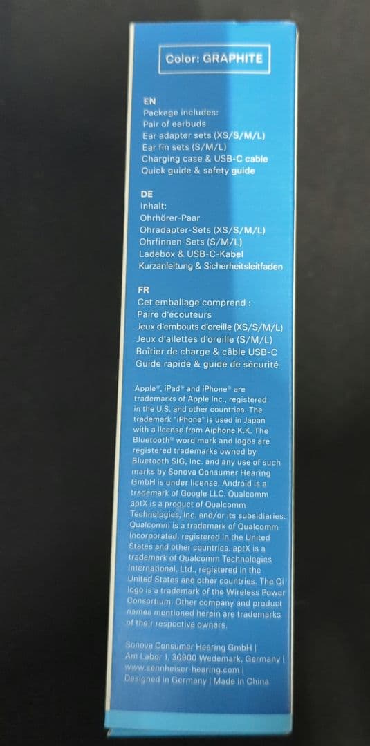 イヤホン Sennheiser MOMENTUM True Wireless 3