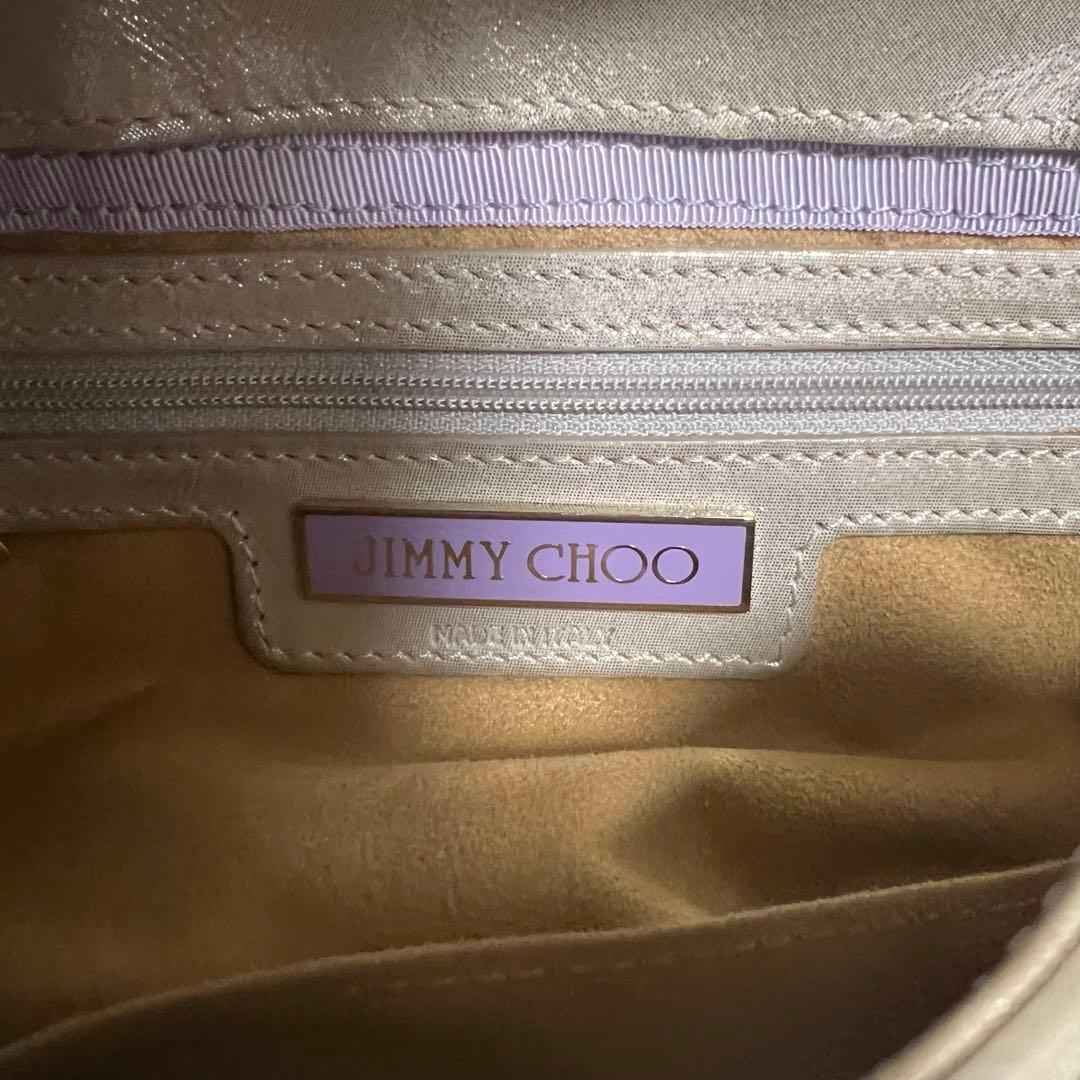 激レア✨ジミーチュウ メタリック メッシュ ハンドバッグ レザー ゴールド