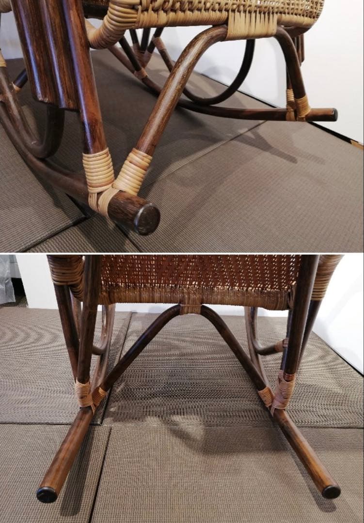 橋之口籐工芸工房 ロッキングチェア