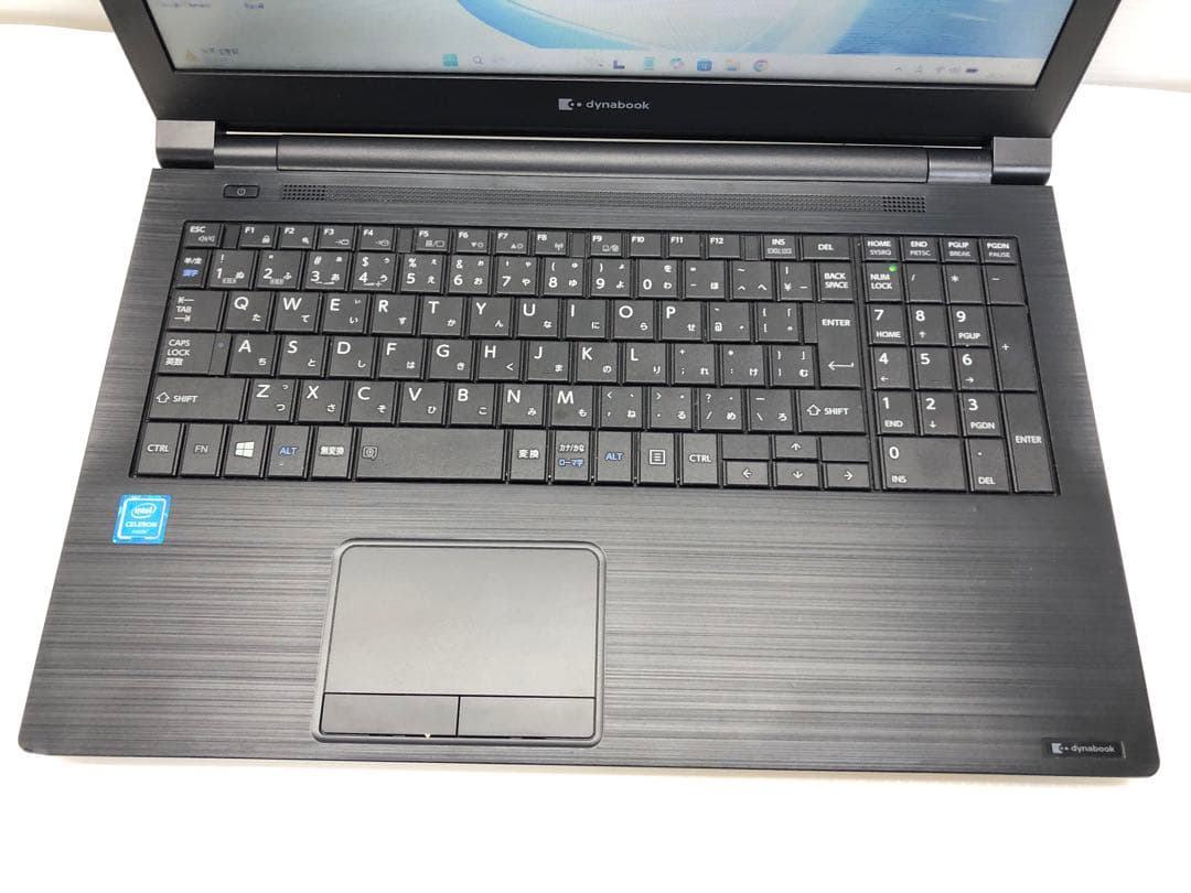 東芝ノートパソコン SSD 128GB CELERON OFFICE 付き