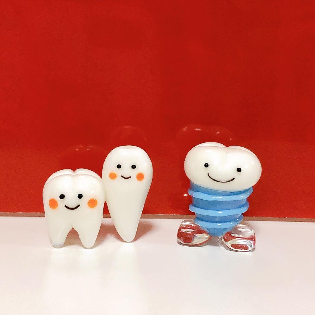 ガラス細工 歯の7点セット