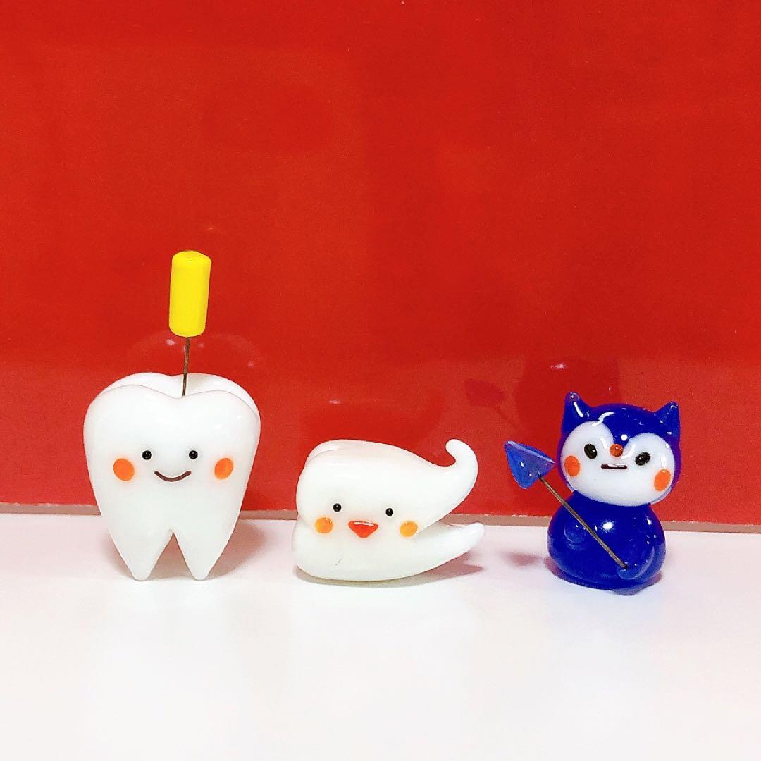 ガラス細工 歯の7点セット