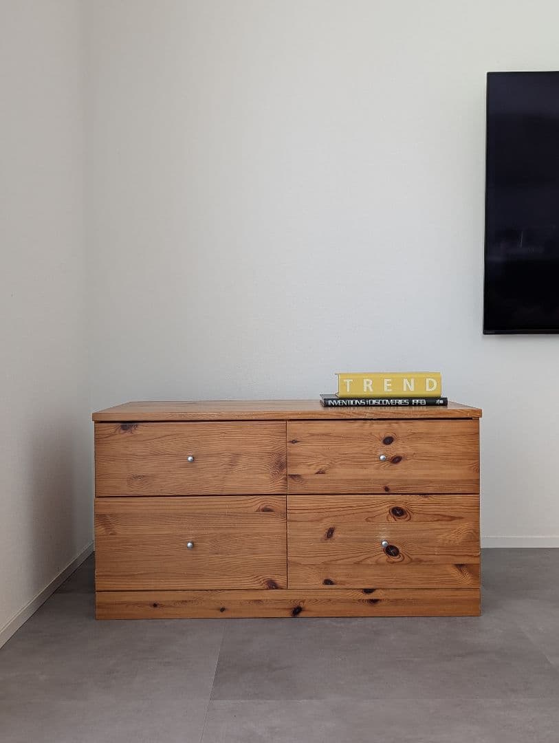 USED/無印良品 廃盤 パイン材 2段チェスト MUJI 北欧 デンマーク製