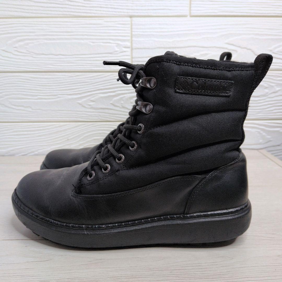 最終お値下げ コロンビア サップランド スノーブーツ 25.0 黒 レザー