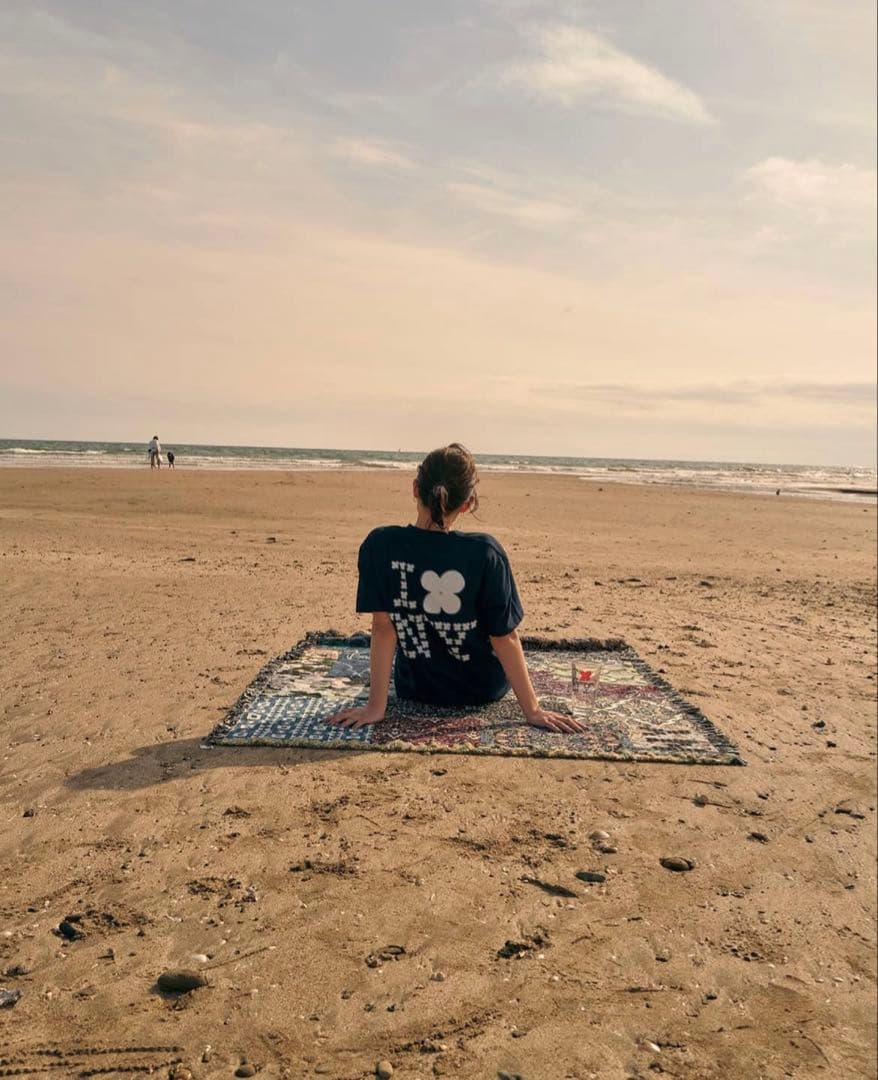 kaito fukui ラグ　ブランケット　NY リバーシブル