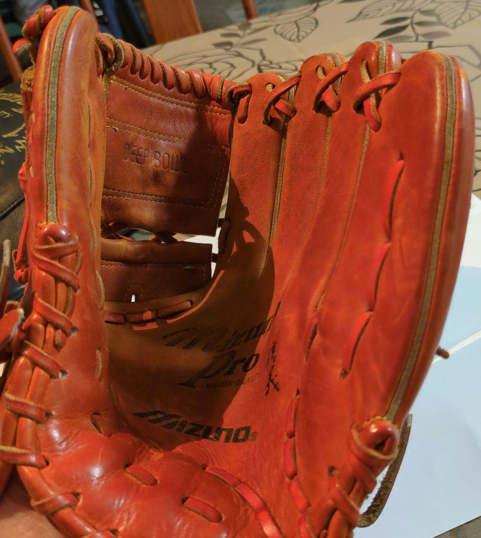 坪田信義名人作　ミズノプロ　一般硬式用　グラブ