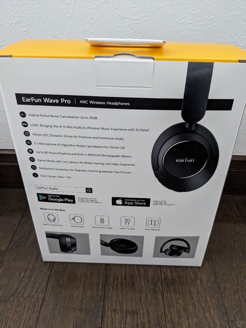 EarFun Wave Pro ANC ワイヤレスヘッドホン