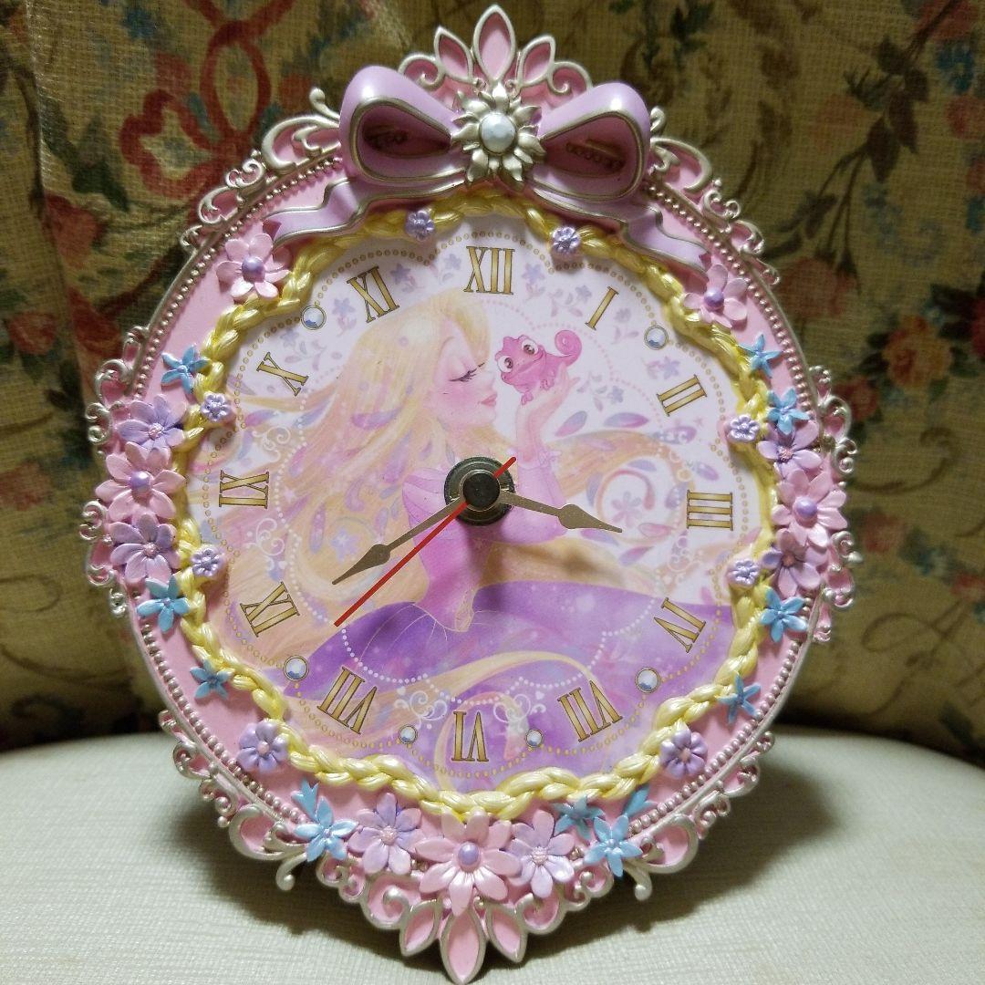 ディズニーストア ラプンツェル　時計 壁掛け 置き時計