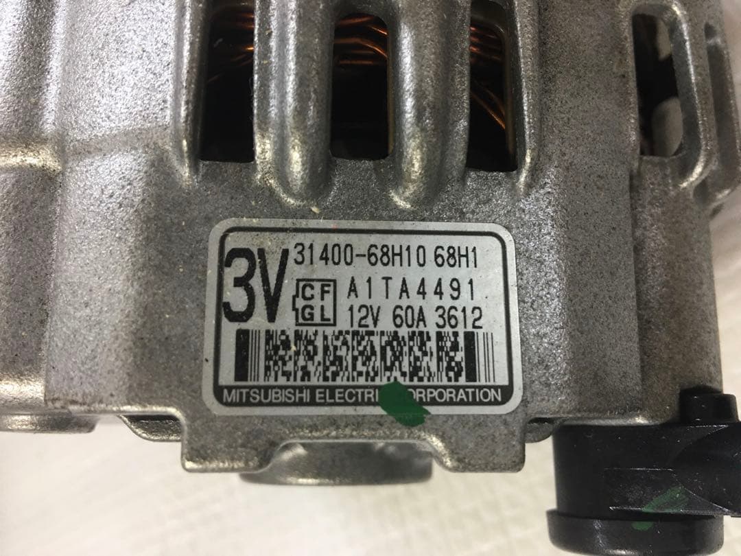 エブリィDA64W後期純正ダイナモ／走行1万キロ外し