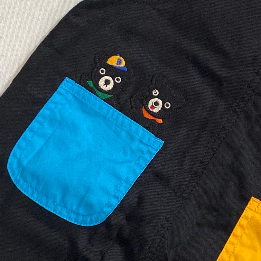 ★新品★MIKI HOUSE/ダブルビー★L(90-100)★オーバーオール