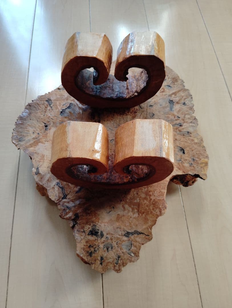 [天然木こぶ☆座卓/花台/盆栽台/瓶台/飾り台]