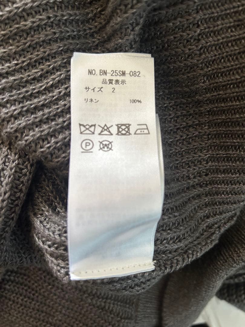 トップス FADE COLOR LINEN HALF SLEEVE SKIPPER