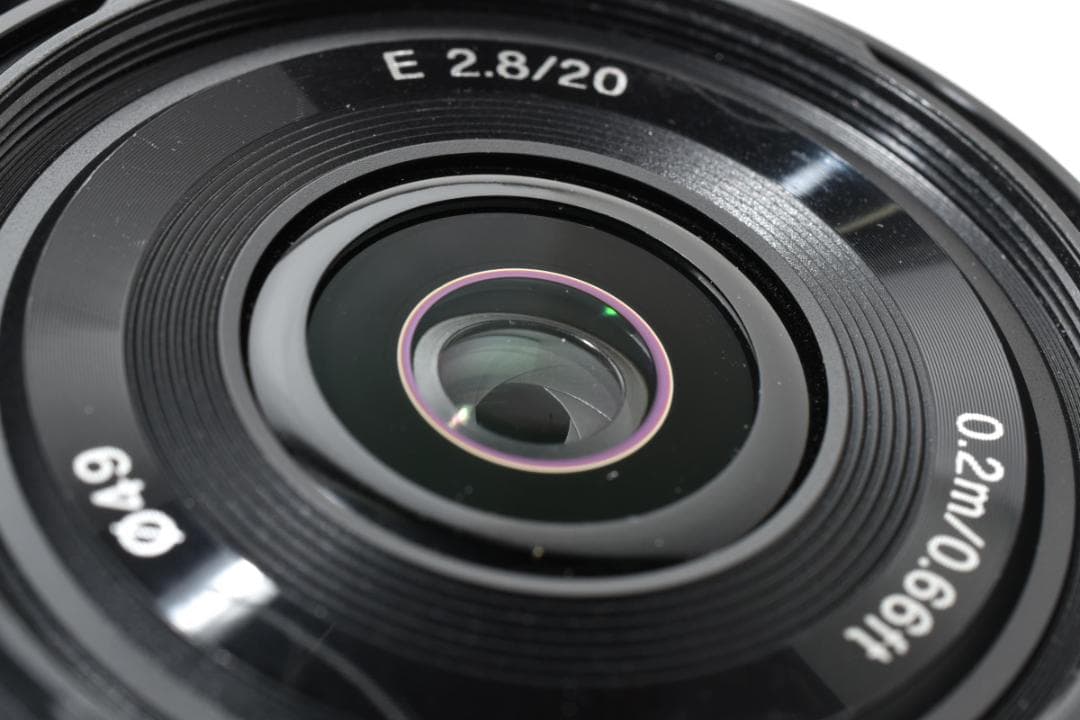 美品 SONY ソニー E 20mm F2.8 SEL20F28 H095