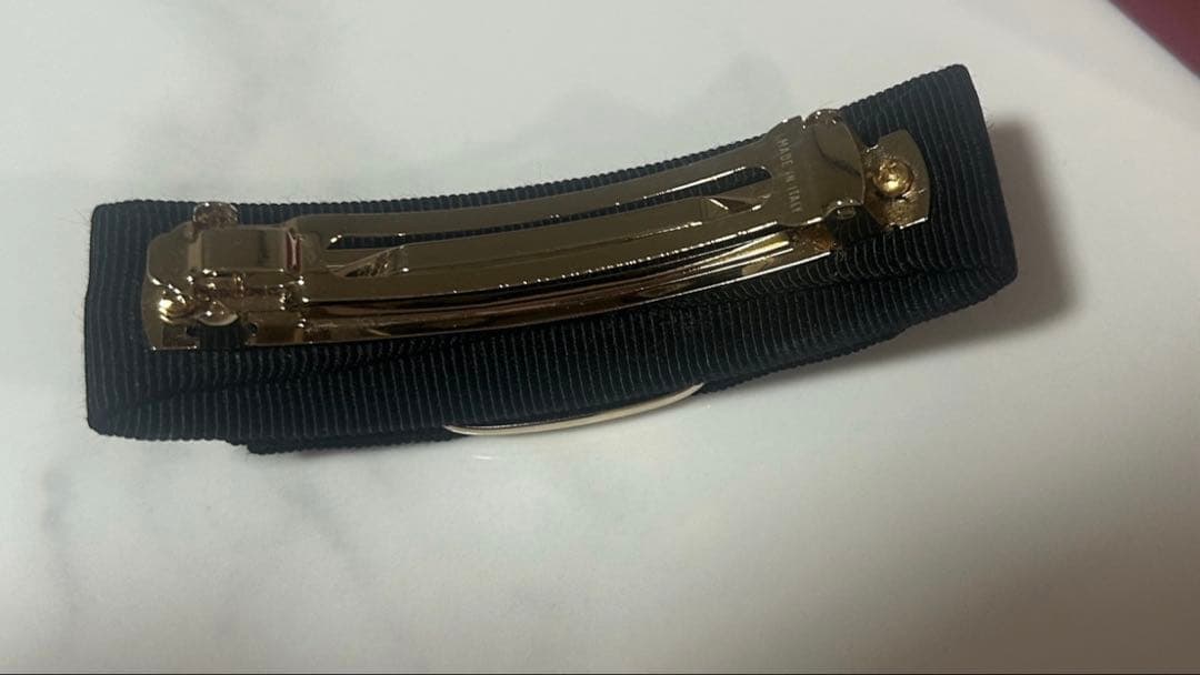 Ferragamo フェラガモ バレッタ 黒 箱あり