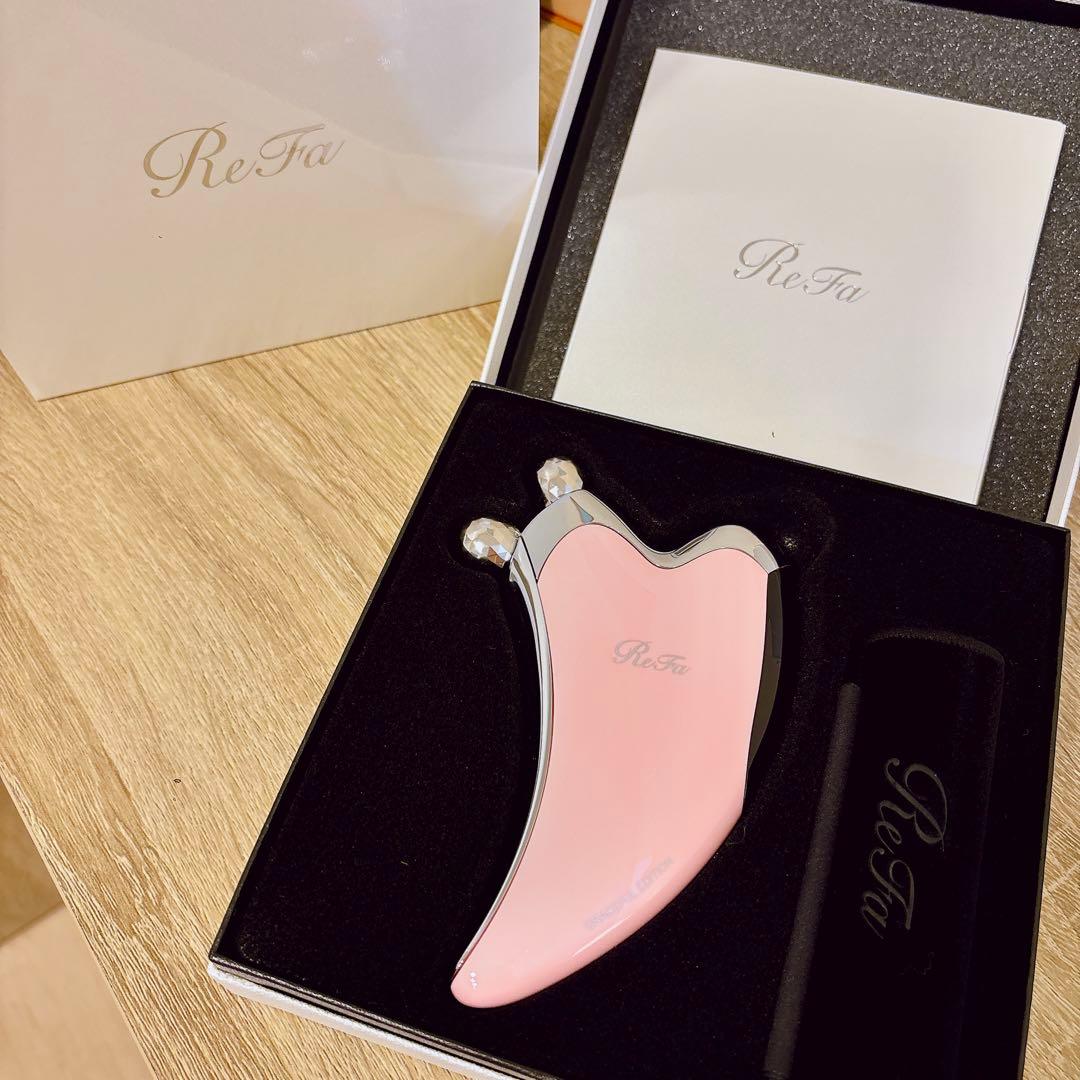 ReFa 美顔ローラー ピンク カッサ 正規品 製造番号あり