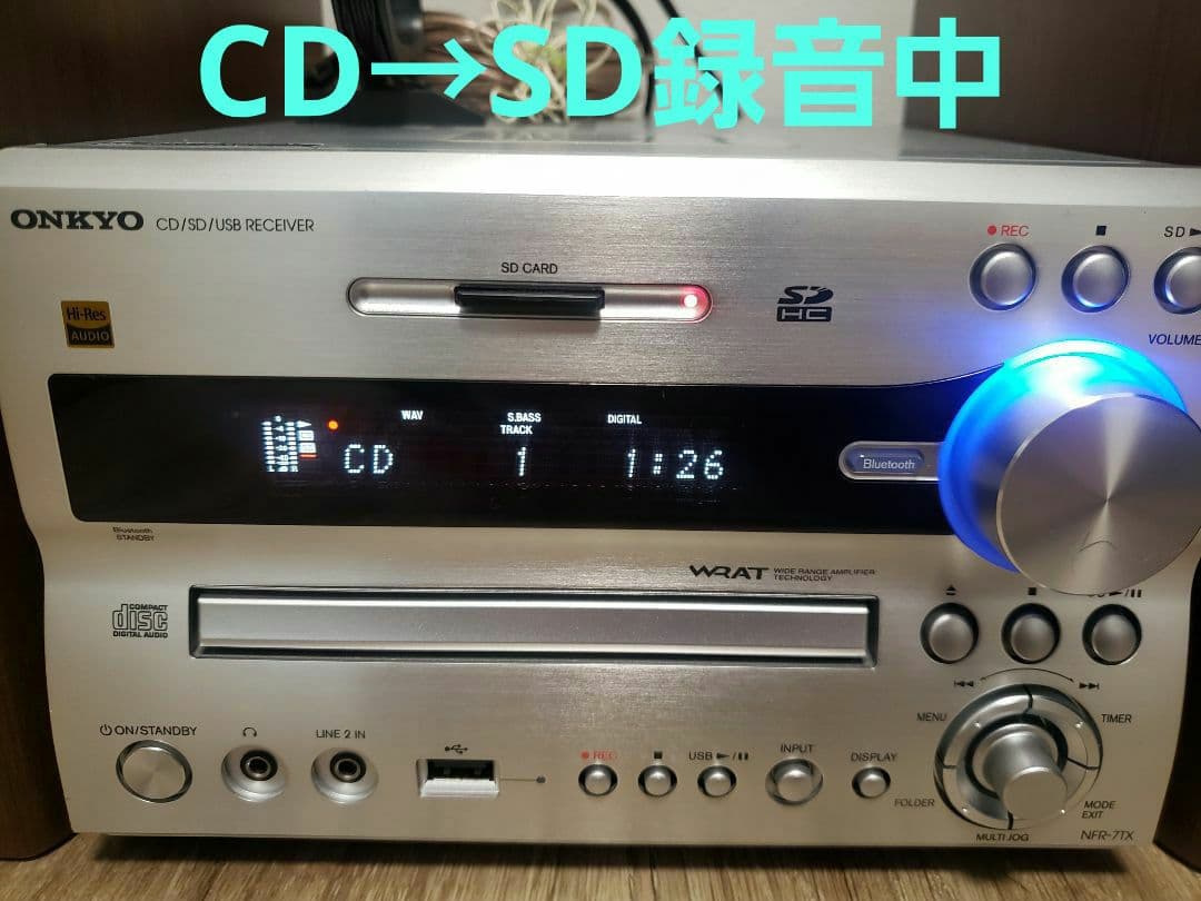 【整備済完動品】ONKYO NFR-7TX ミニコンポ 付属品多数 美品