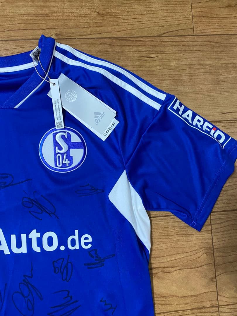 シャルケ　直筆サイン入りユニフォーム