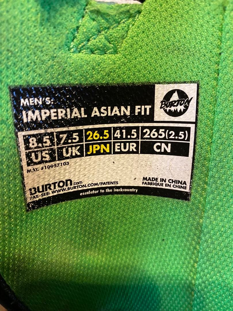 バートン　インペリアル　アジアンフィット26.5