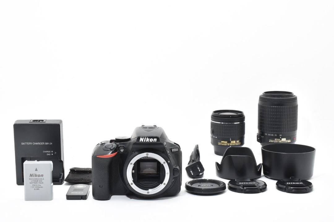 【動作良好/Wi-Fi搭載】ニコン Nikon D5600 ダブルレンズセット