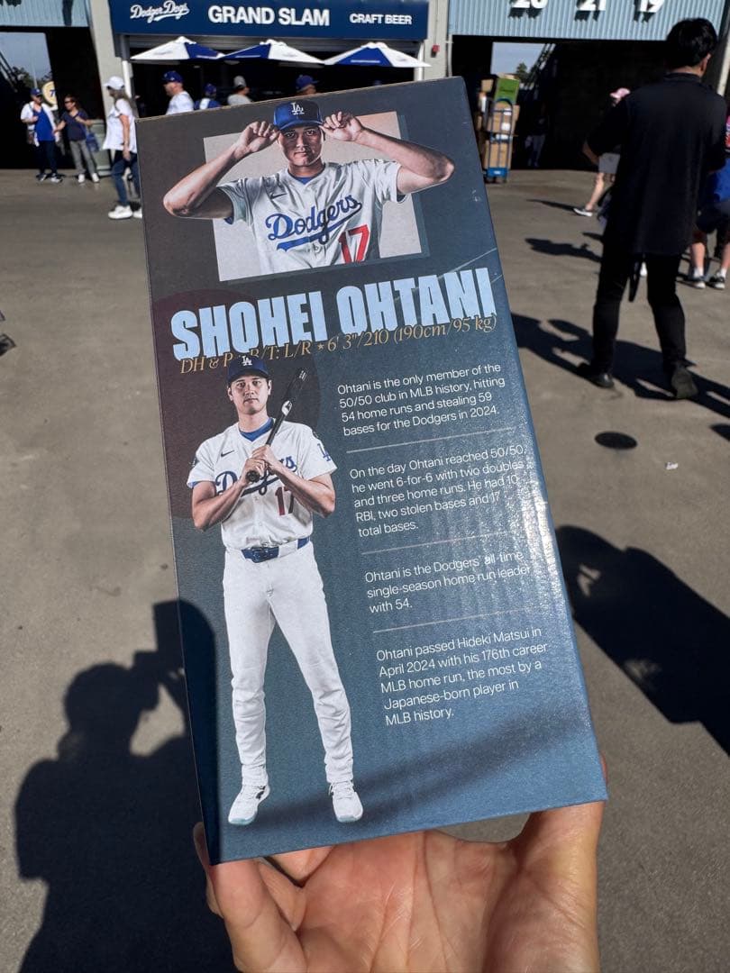 大谷翔平　ボブルヘッド　50/50 セット　来場者限定　冊子付き