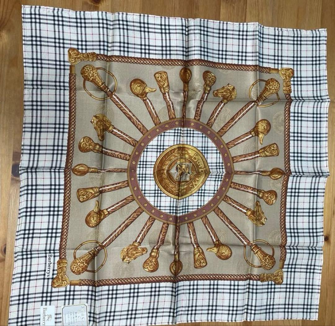 s*y様 Burberry's チェック柄ハンカチーフ3枚セット