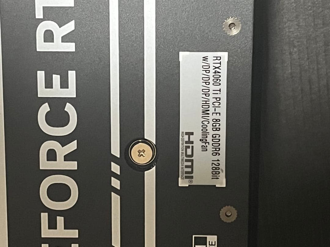 グラフィックボード・グラボ・ビデオカード ASUS RTX4060ti 8GB GDDR6 128bit