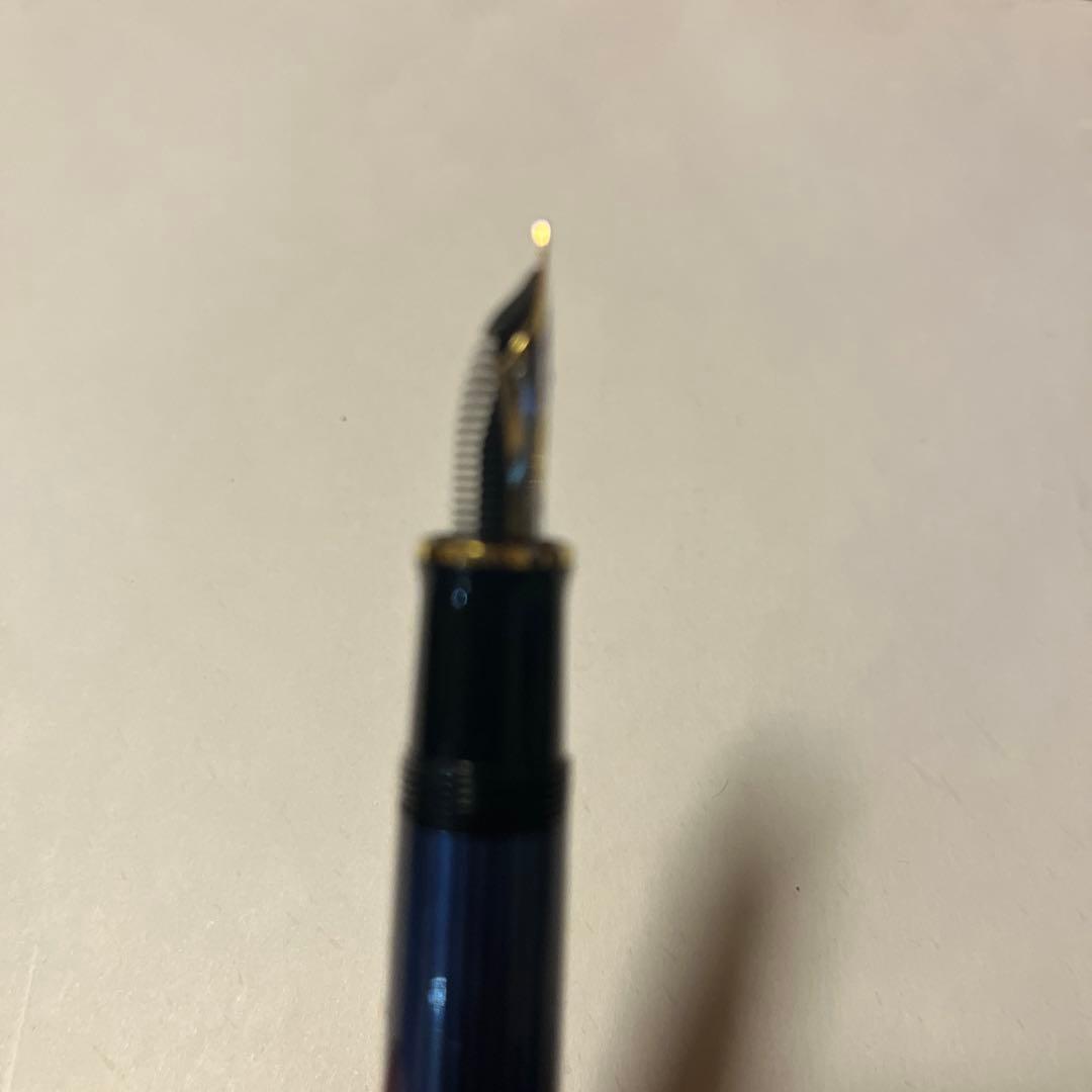 さ*ド様 Pelikan ペリカン 万年筆 スーベレーン M600 青縞 EF