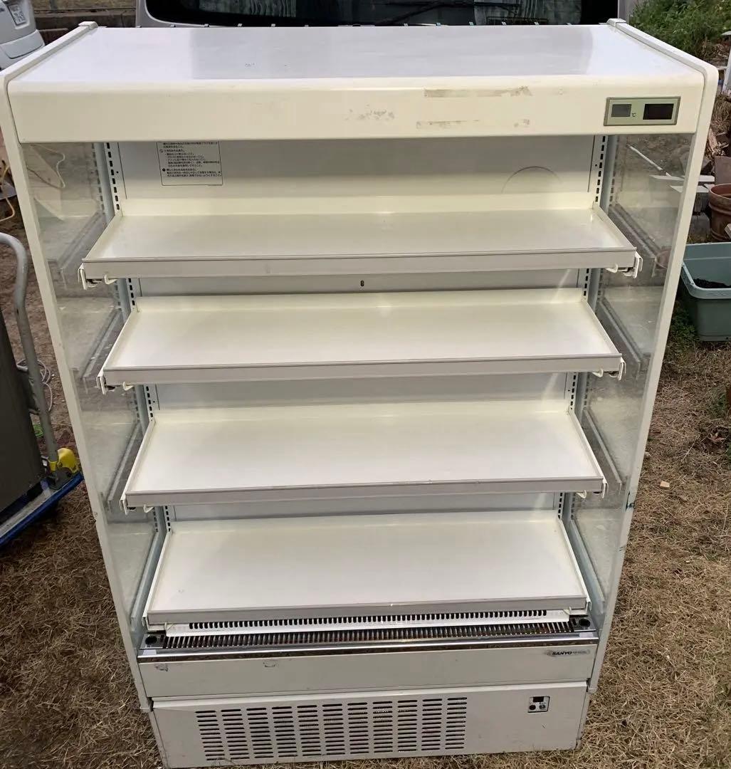 冷蔵ショーケース オープン4段 ホワイト　サンヨー　スーパー　業務用