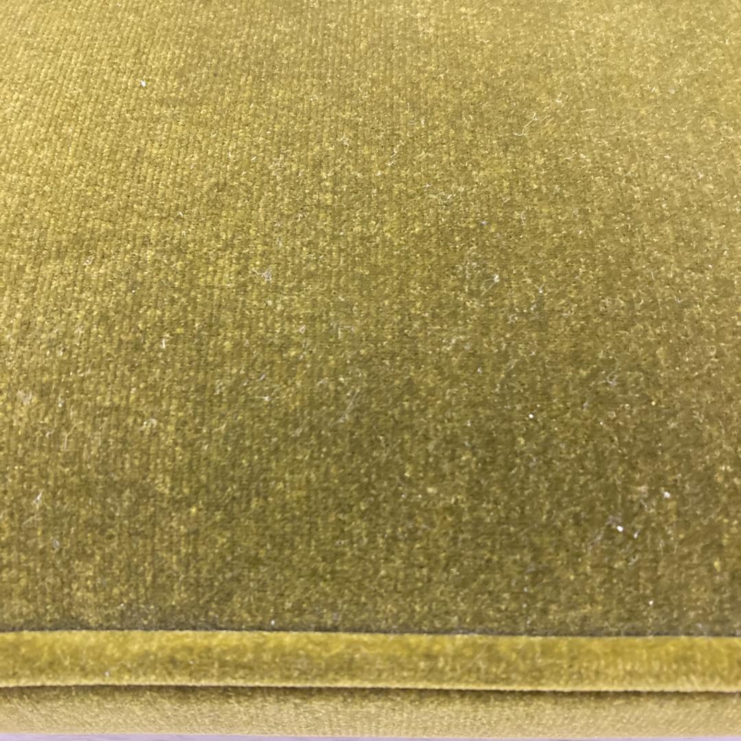 【マルニ】地中海　エントランスチェア　ベンチ　椅子　スツール　モケットグリーン