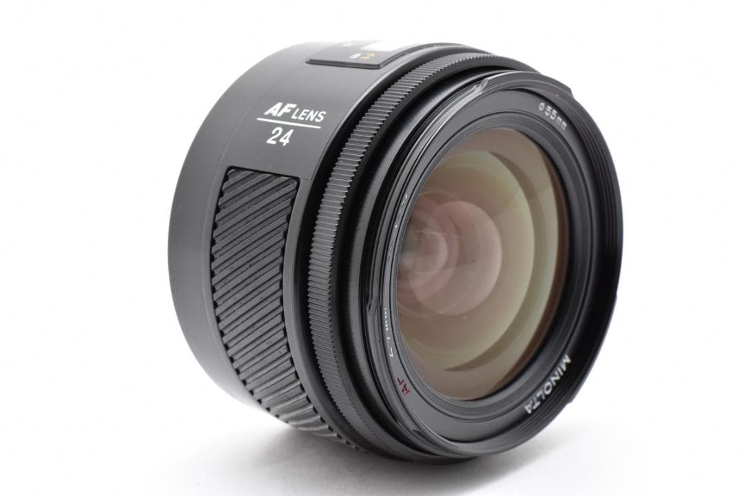 MINOLTA AF 24mm F2.8 純正レンズフィルター付 C092