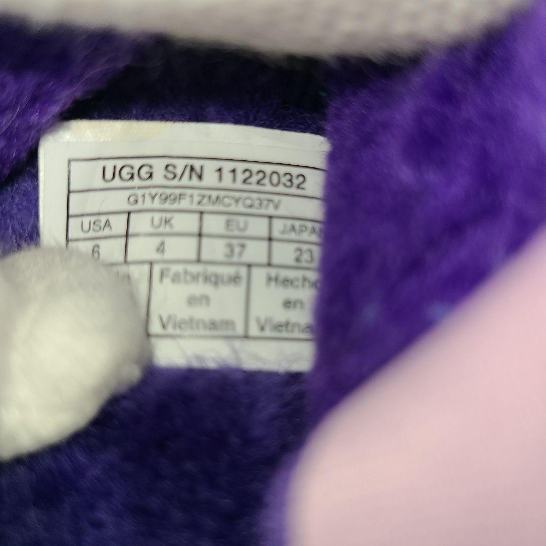 【アグ】Disco Marble Slide ヴァイオレットナイト　厚底サンダル