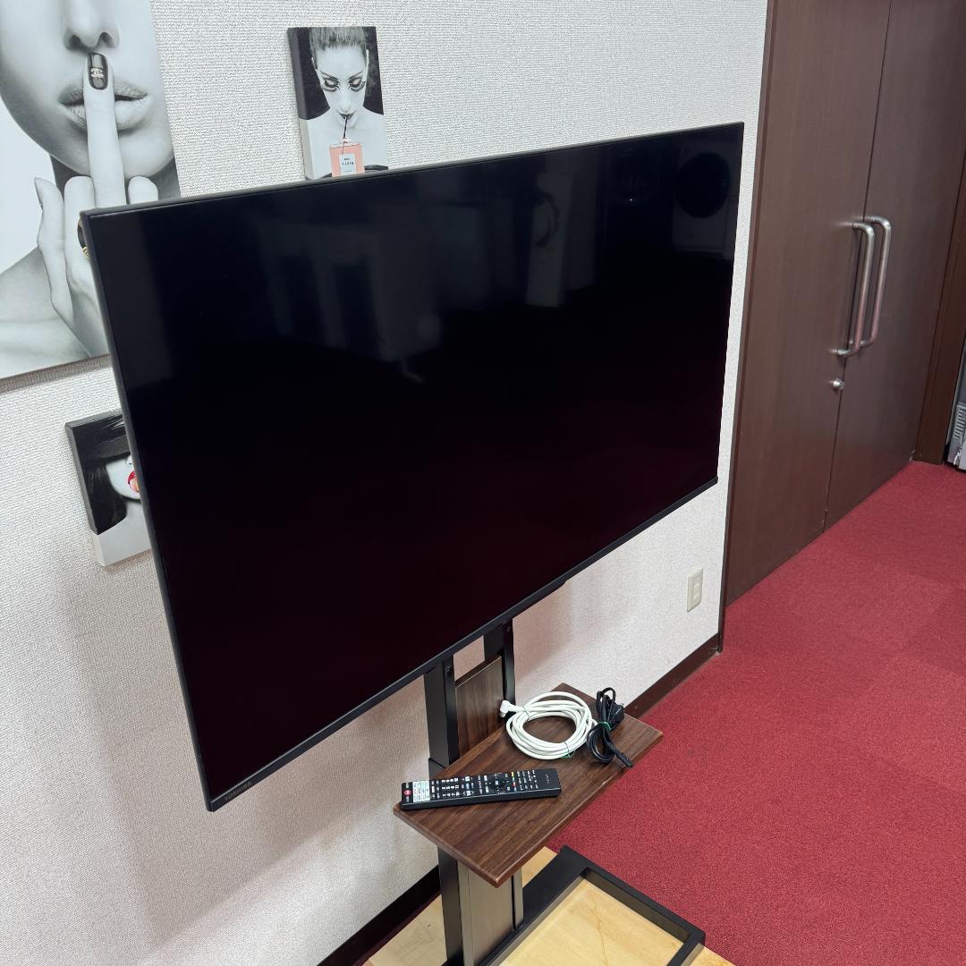 東京23区送料無料　超美品レグザ５０インチ　スタンド付きスマートテレビ