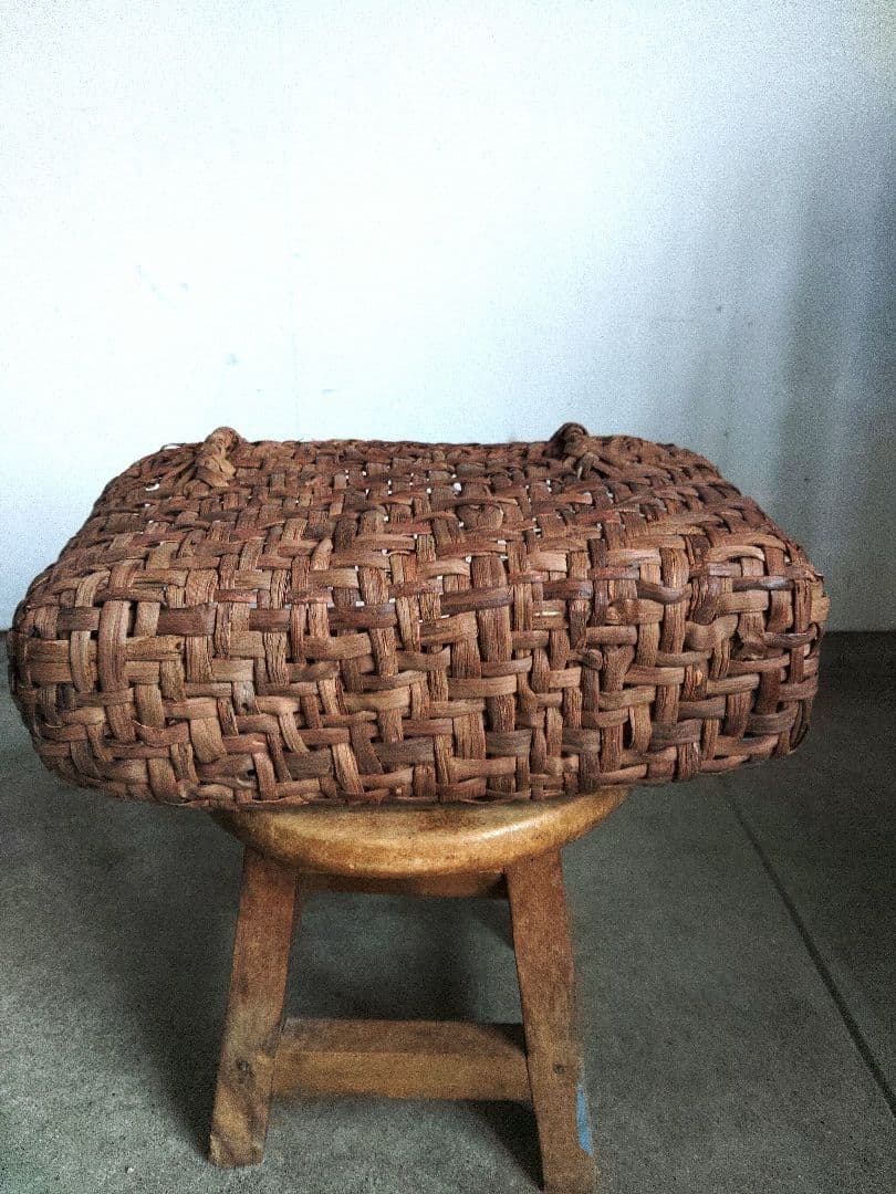 信州安曇野の山葡萄かごバッグ　里山手仕事02