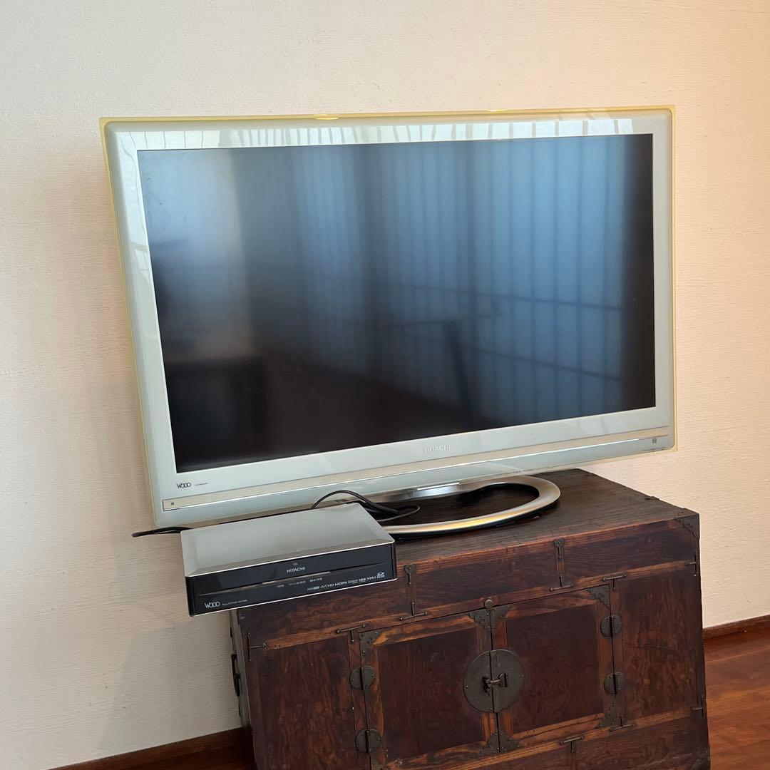 Hi様、専用。日立TV UT42 HDD２５０GB内蔵,スタンド,壁掛けユニット