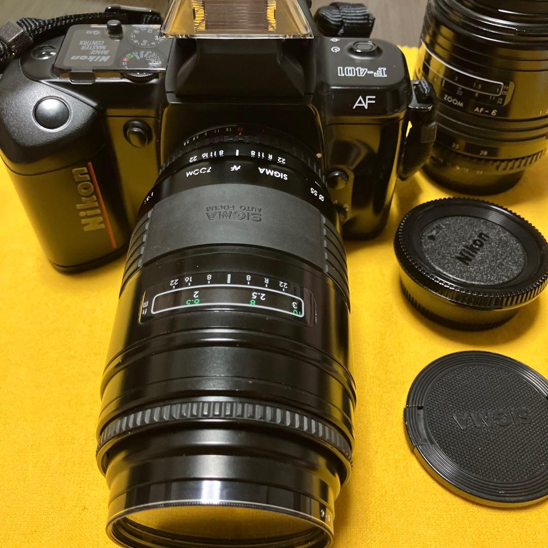 ニコン AFf401+SIGMA AFレンズ2本セット販売