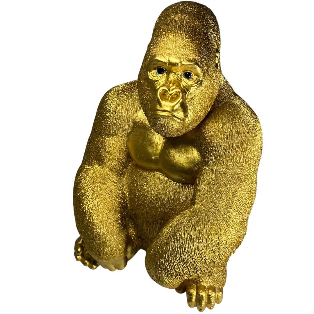 KARE モンキー ゴリラ オブジェ フィギュア ゴールド アート置物 入手困難