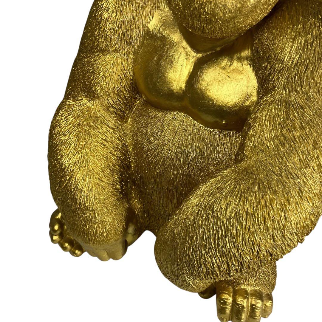 KARE モンキー ゴリラ オブジェ フィギュア ゴールド アート置物 入手困難