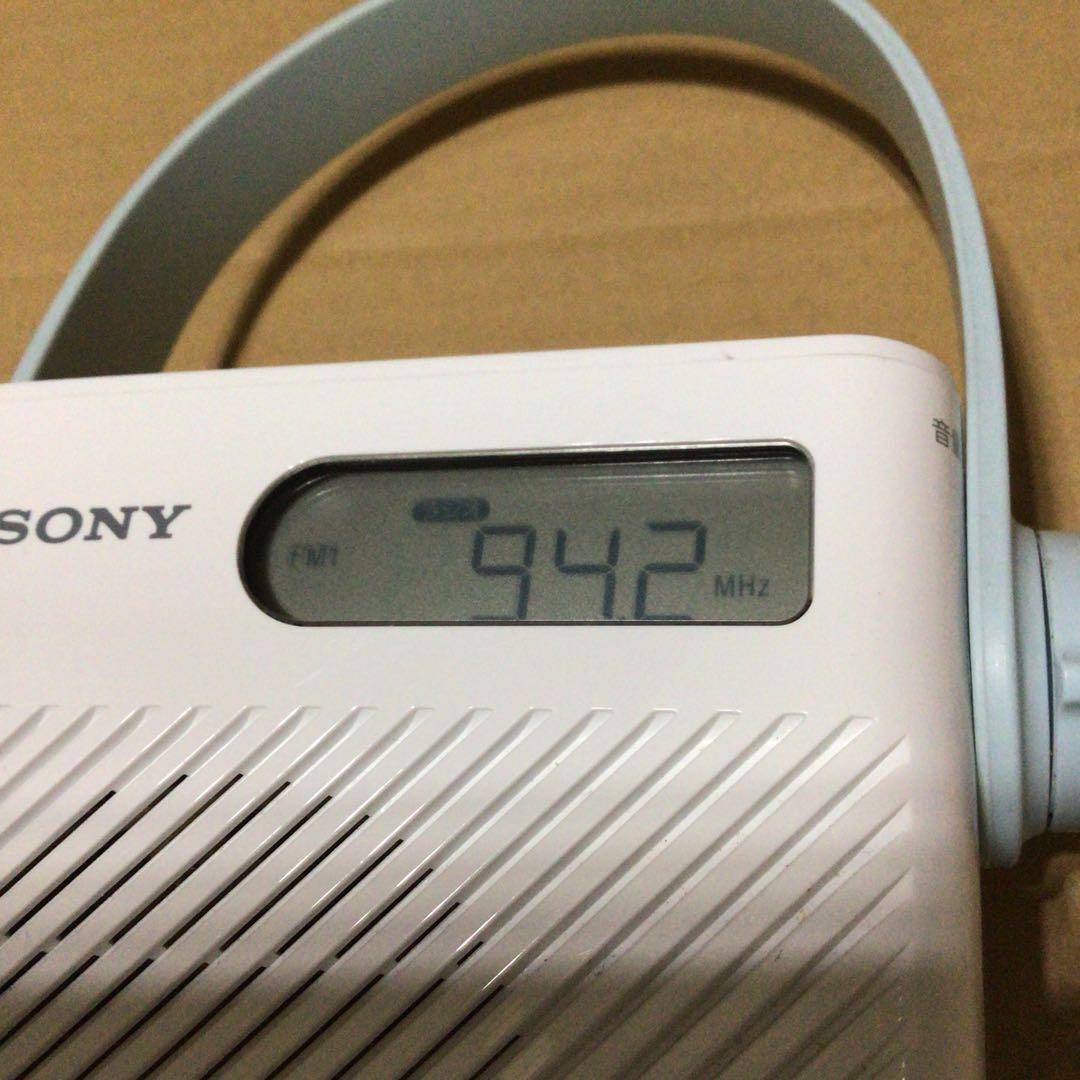 ソニー FM/AM シャワーラジオ ICF-S80　ラジオ 防滴仕様 SONY