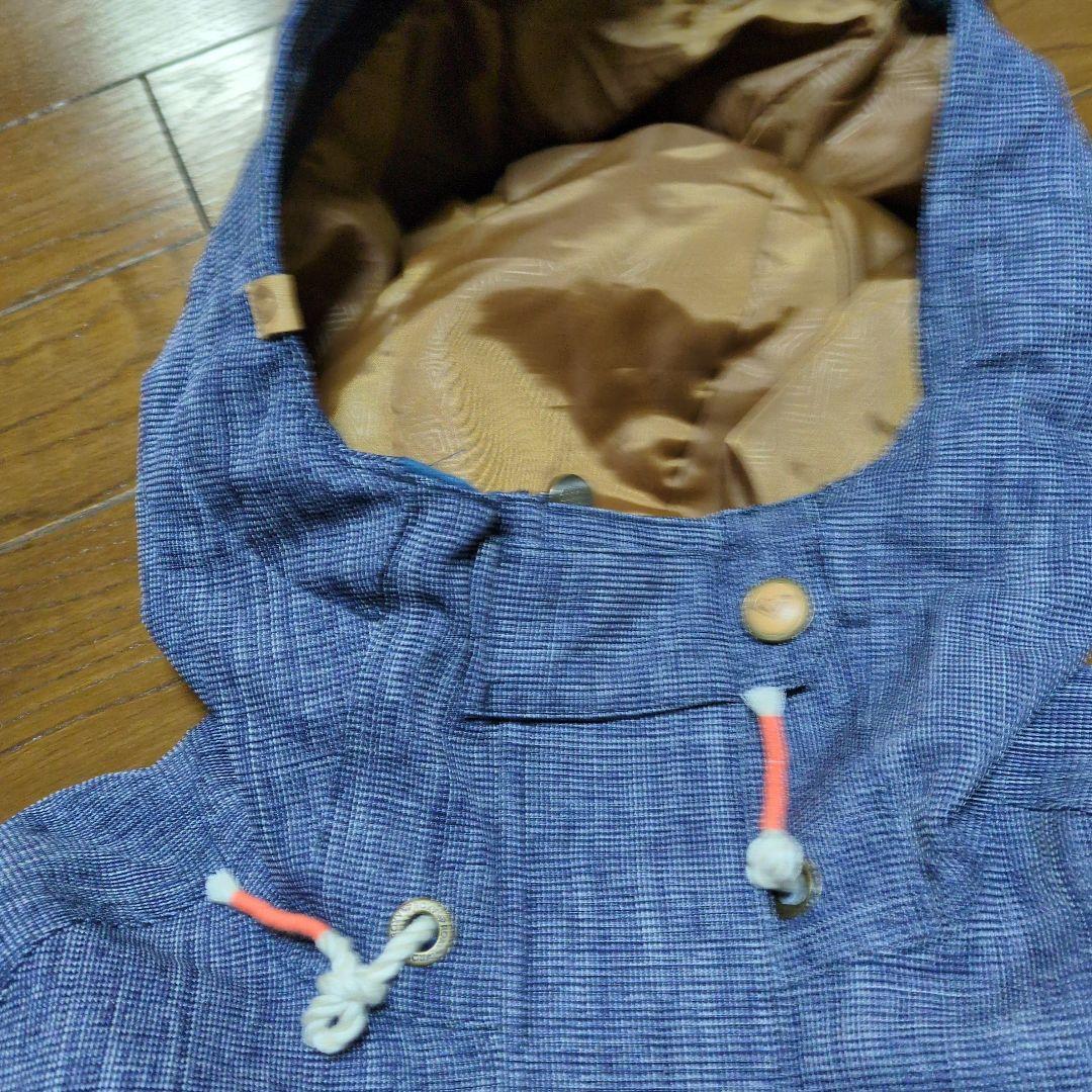 ROXY　スノボウェア　上下セット　Ｍ　ボーダー　デニム風　ビブパンツ