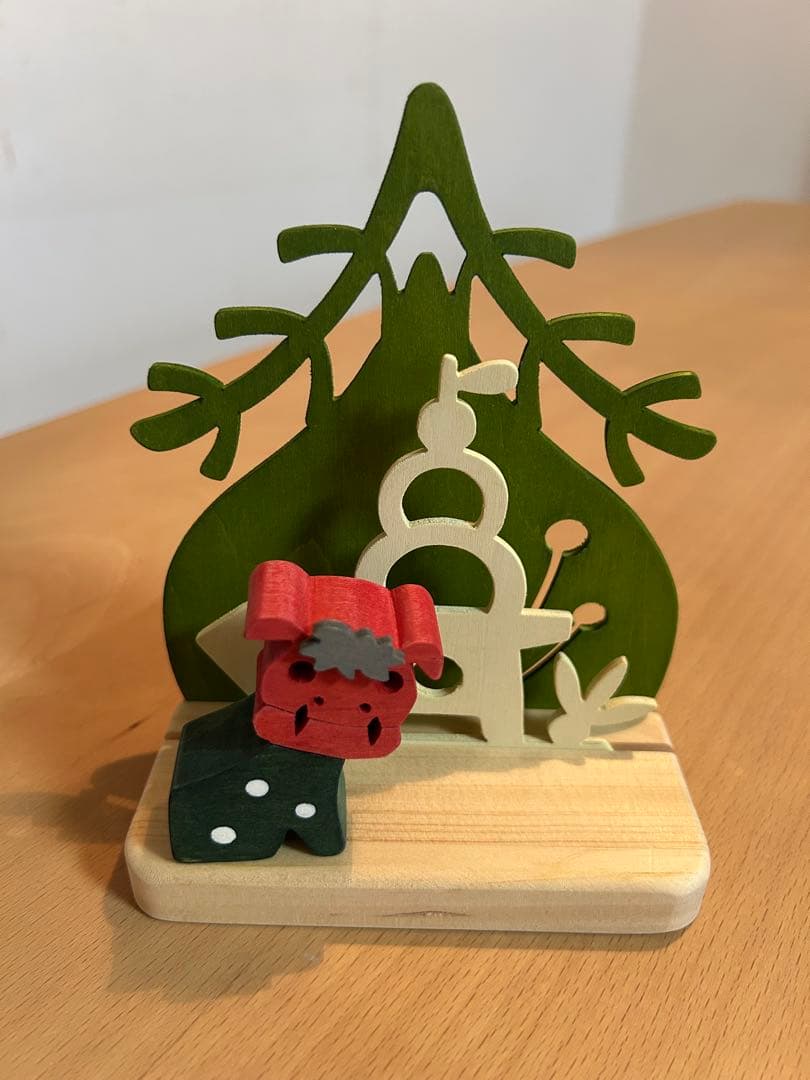 ブレーメンの音楽隊　季節木製置物セット　12ヶ月