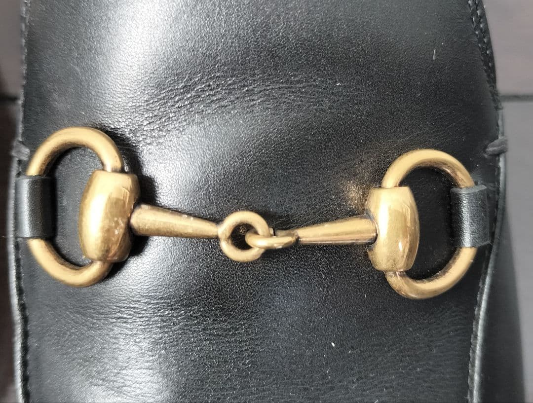 GUCCI プリンスタウン ホースビットデザインサンダル