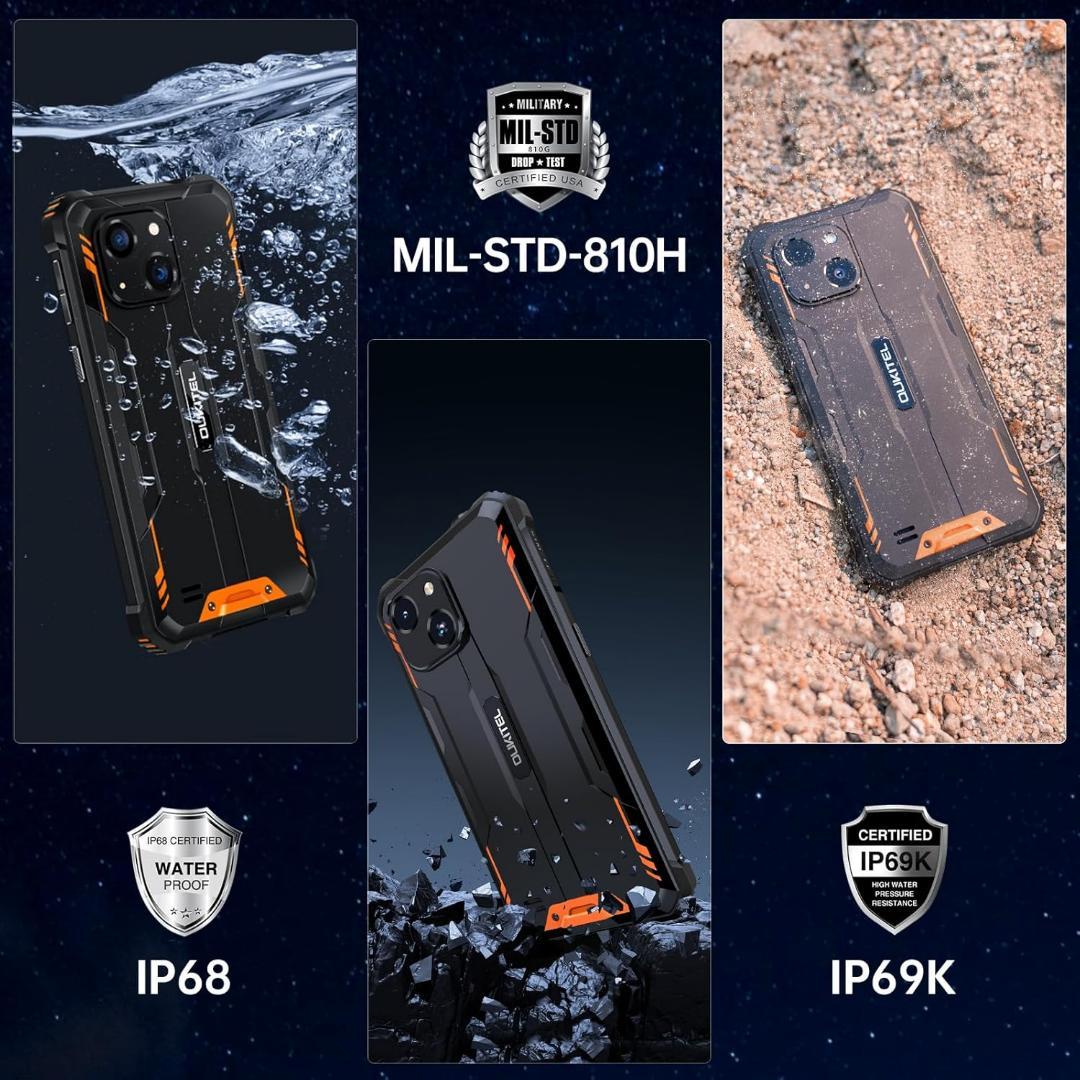 Android15 タフネススマホ SIMフリー スマホ 本体　12GB