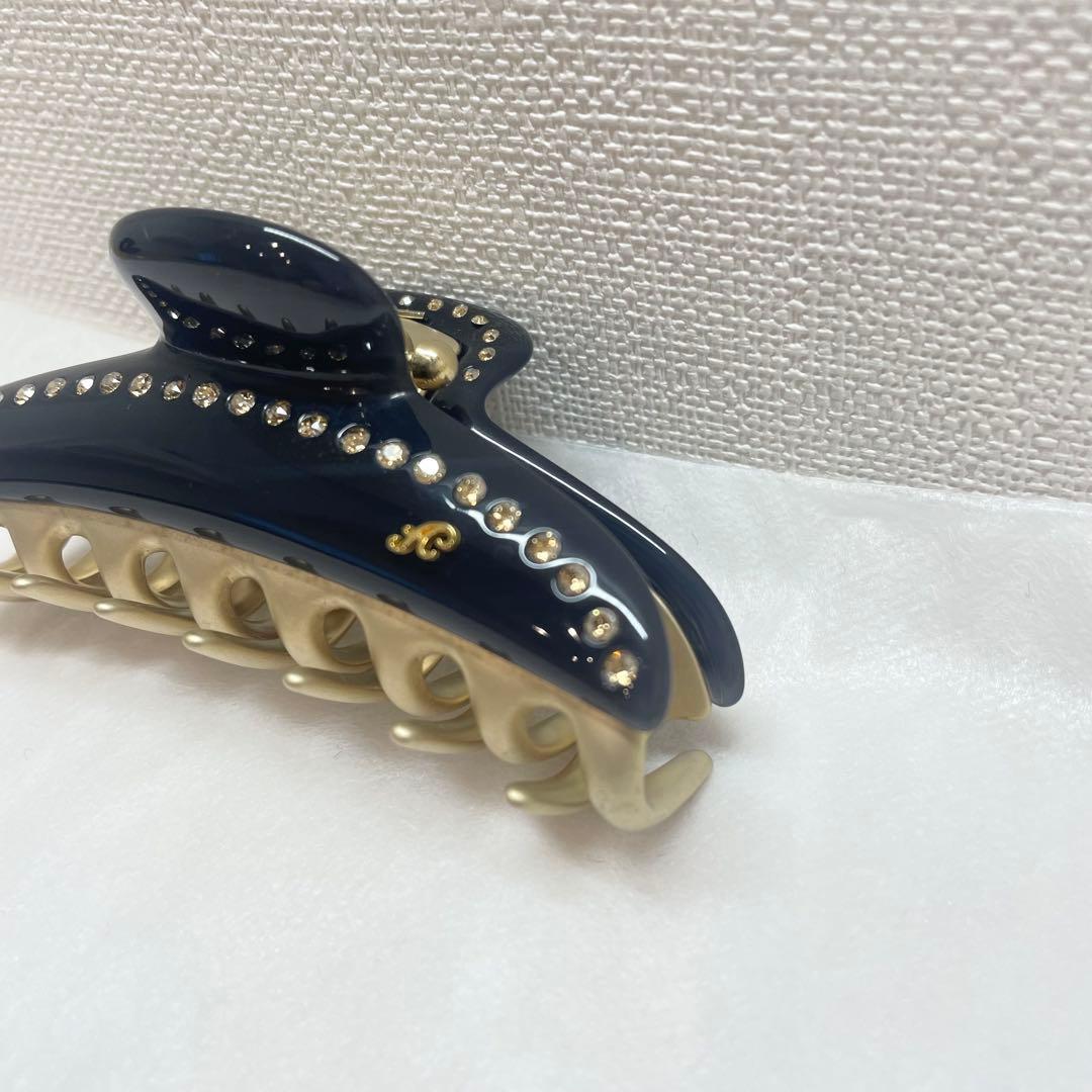 acca ヘアクリップ　ティアラクイーン ブラック/ゴールド 大 L