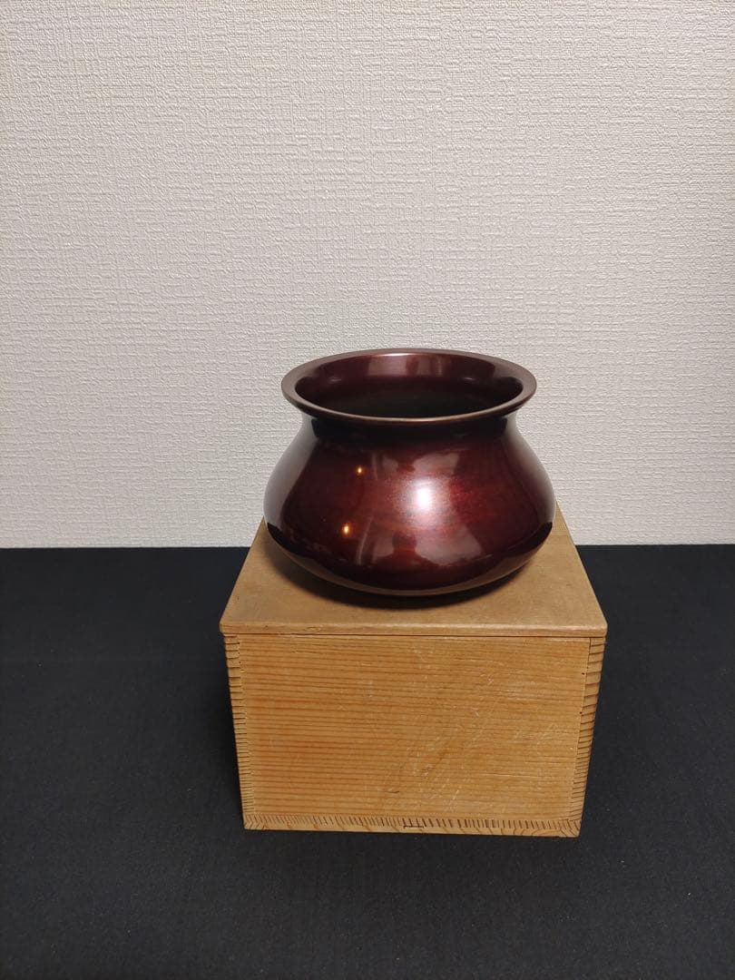 建水 金工師 中川浄益(作) 共箱 茶道具 唐銅 茶事 茶道教室 表千家 裏千家