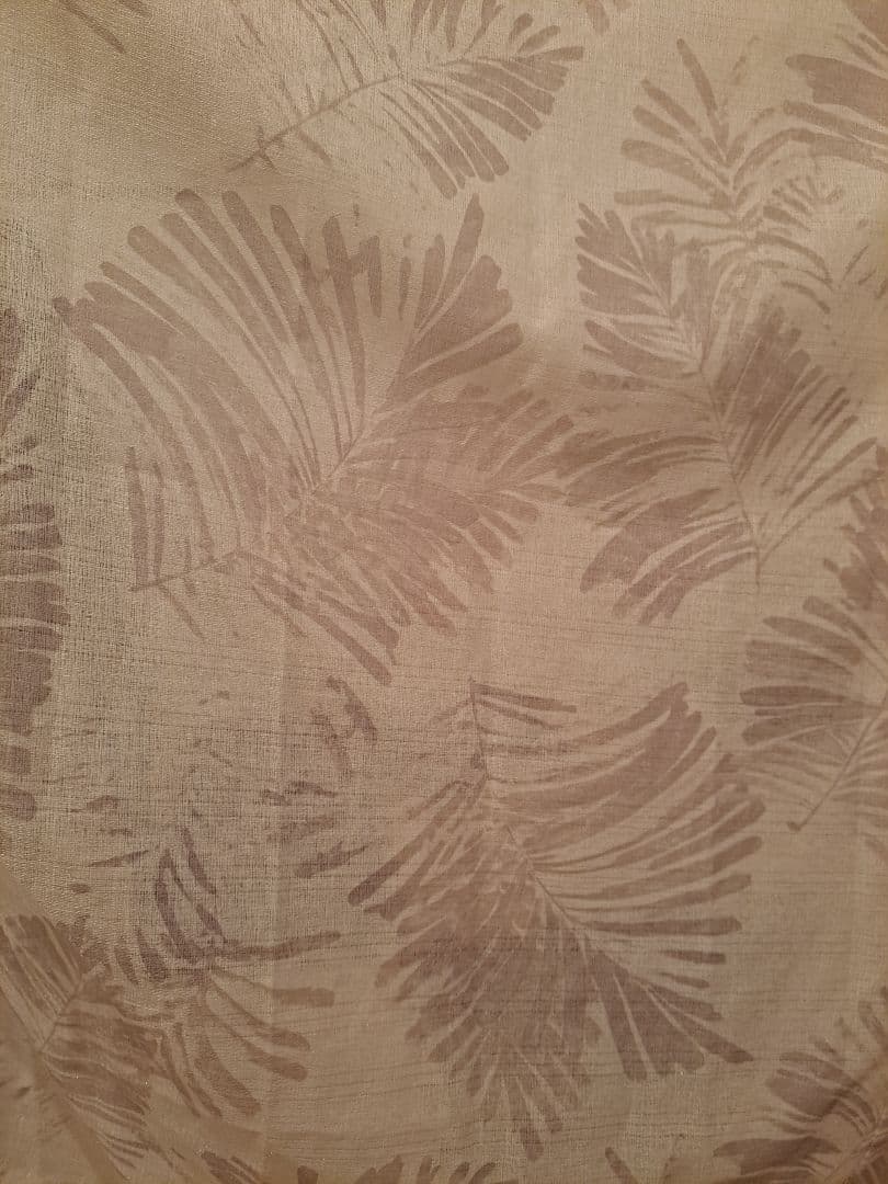 レースカーテン ボタニカル風