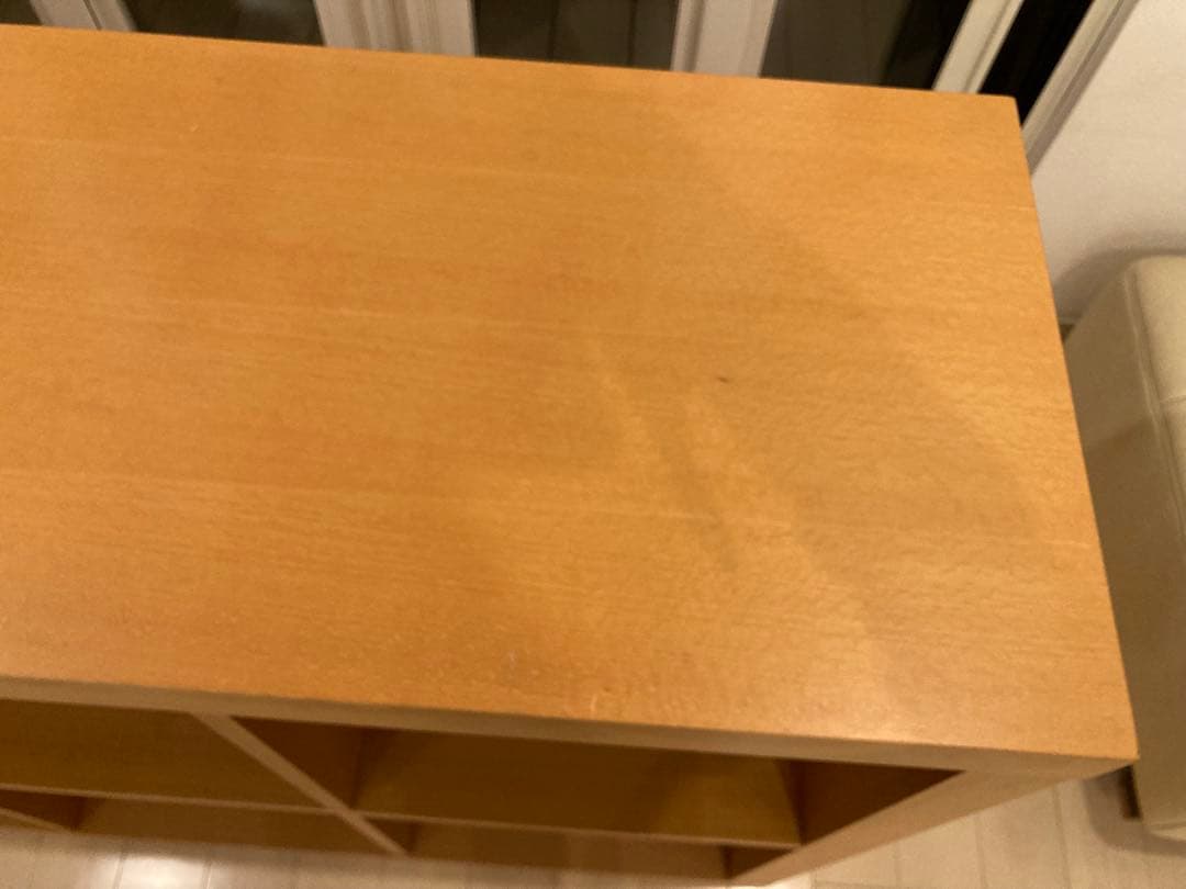 【美品】無印良品　スタッキングシェルフ　ビーチシェルフ　オープンシェルフ