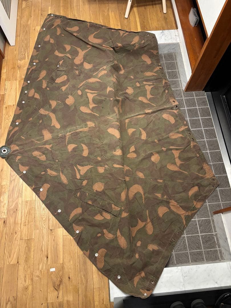 【軍幕屋】希少★ハンガリー軍テント★ビンテージ★軍余剰品★2枚組★