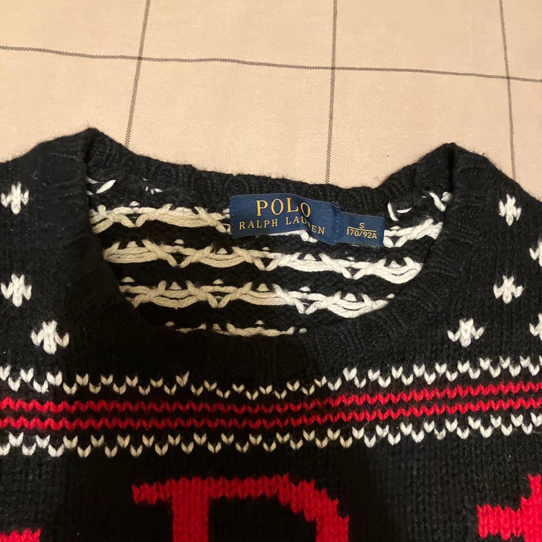 ラルフローレン ノルディック ニット セーター ブラック S